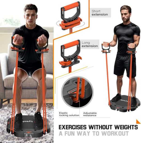 Push Up Board, Workout Equipment Home Gym,Exercise Equipment,Pushup Stands Strength Training,Portable Multi Function Foldable 20 in 1 Pull Up Bar Fitness - Image 4