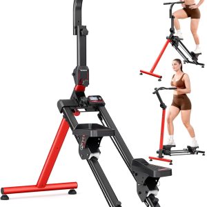 YOLEO Steppers for Exercise at Home, Adjustable Stair Stepper with 3 Workout Modes,Folding Cardio Stair Master with Ski Simulation Mode & Oversized Pedal,90% Pre-Assembled Stair Climber with Handlebar